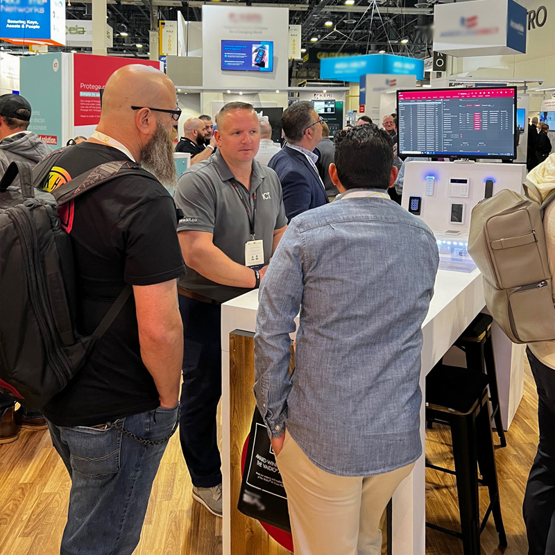 ICT booth at ISC West