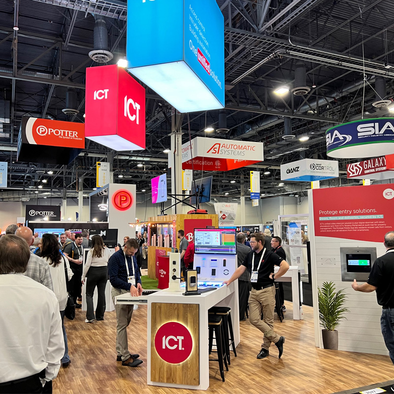 ICT booth at ISC West