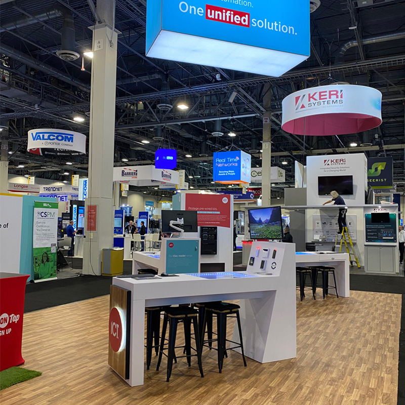 ICT booth at ISC West