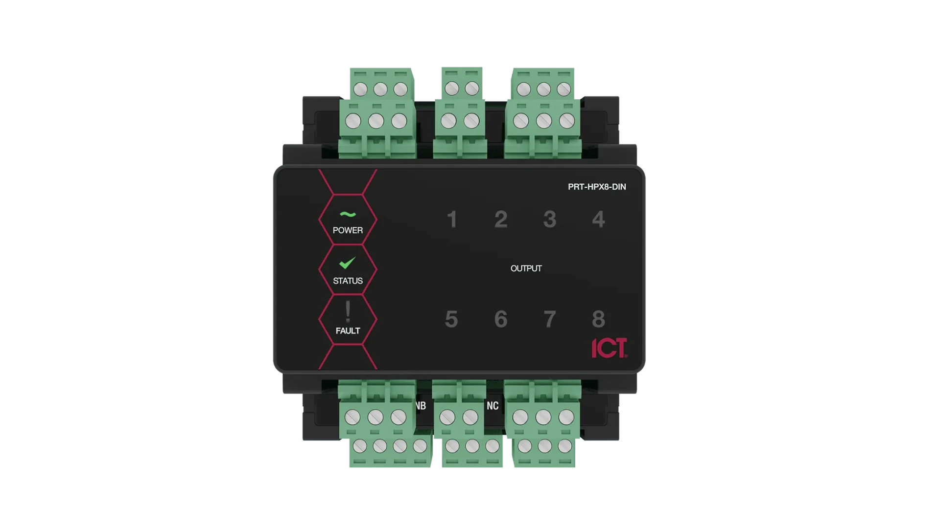 Protege Half DIN 8 Output Expander