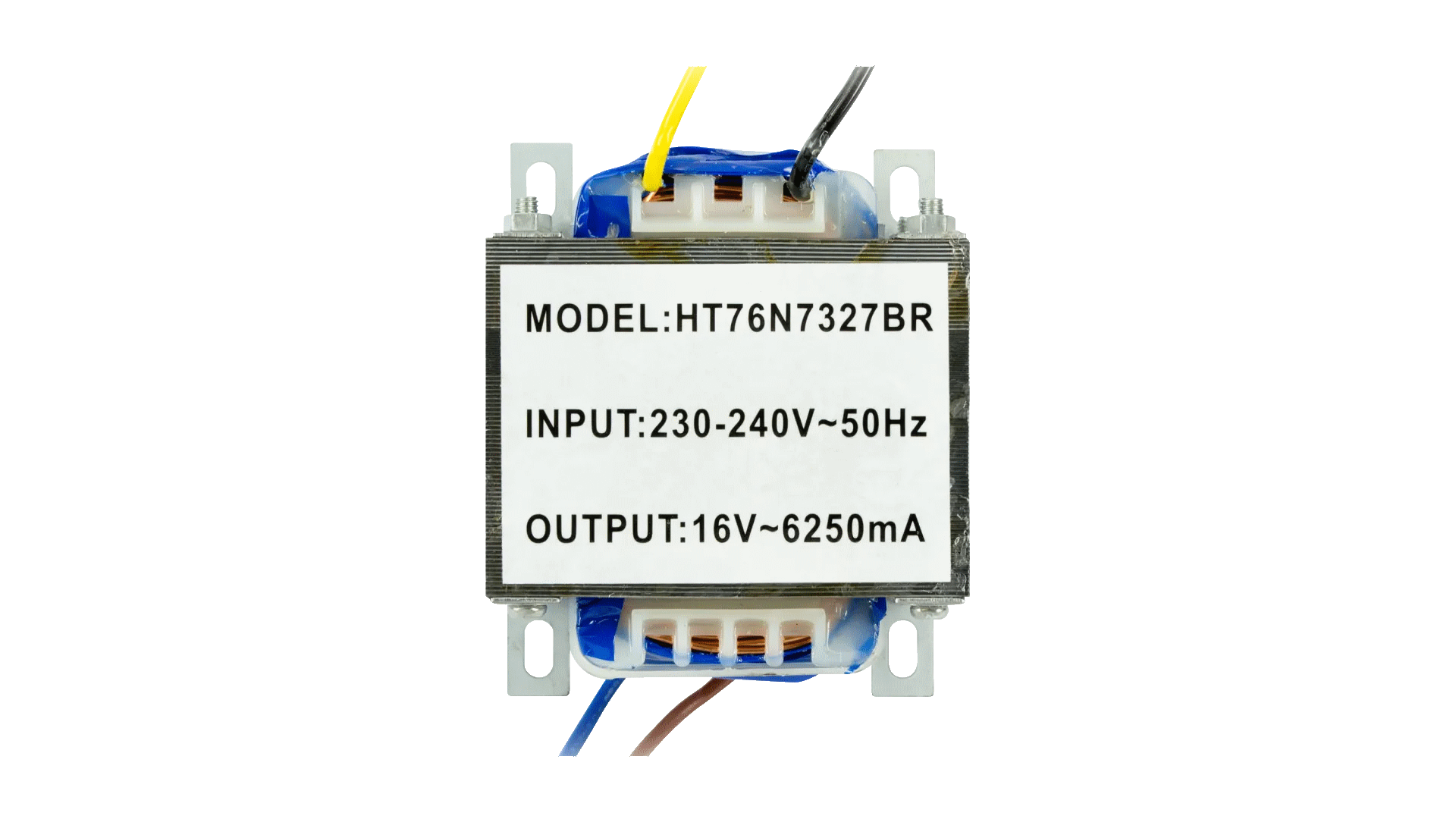 Transformer 100VA 16VAC (6.125A) CE C/W Terminal