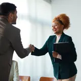 People shaking hands